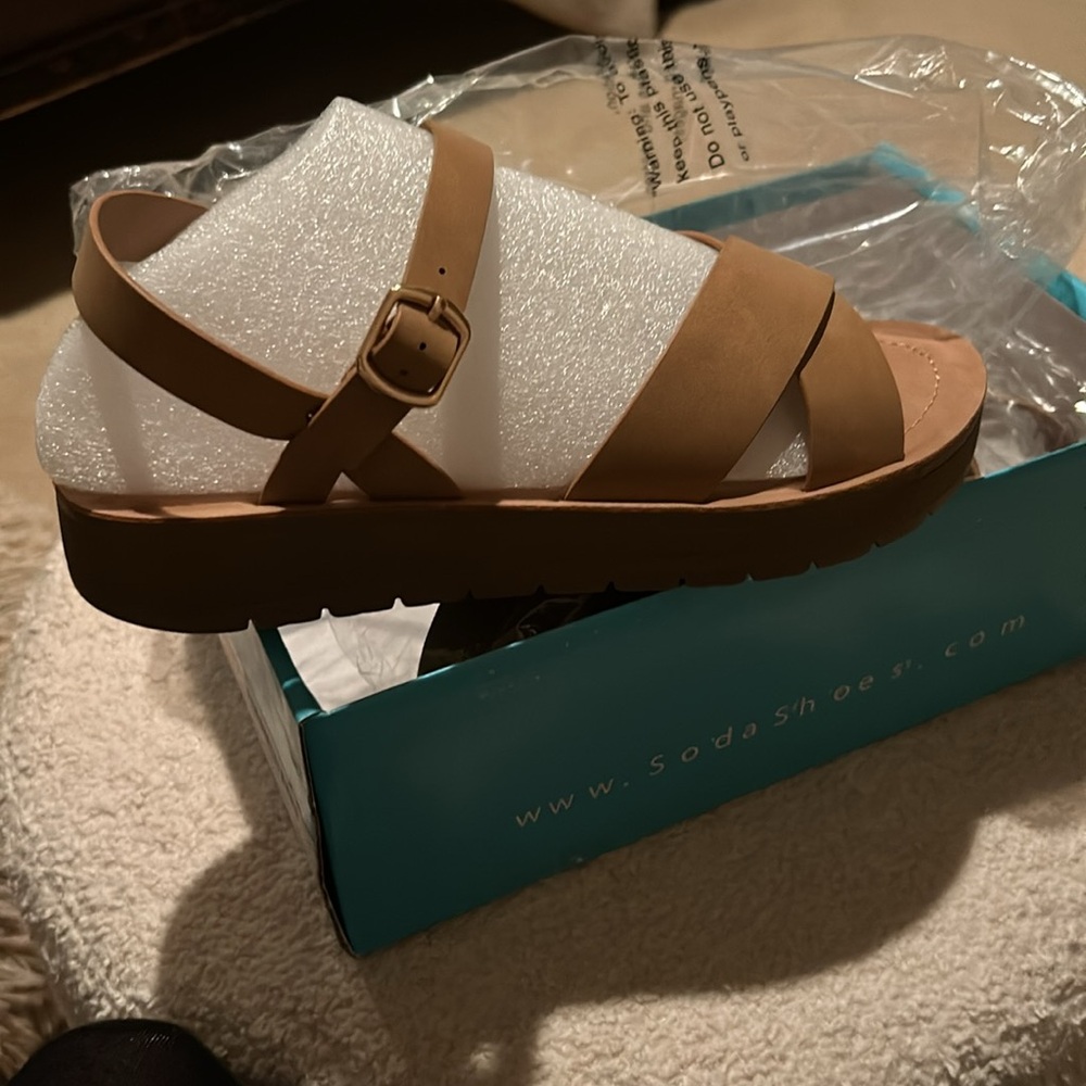 Strappy Sandals Never Worn